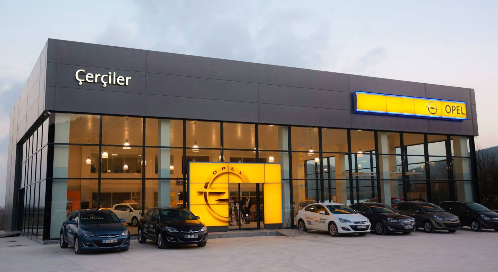 Opel showrooms, Europe